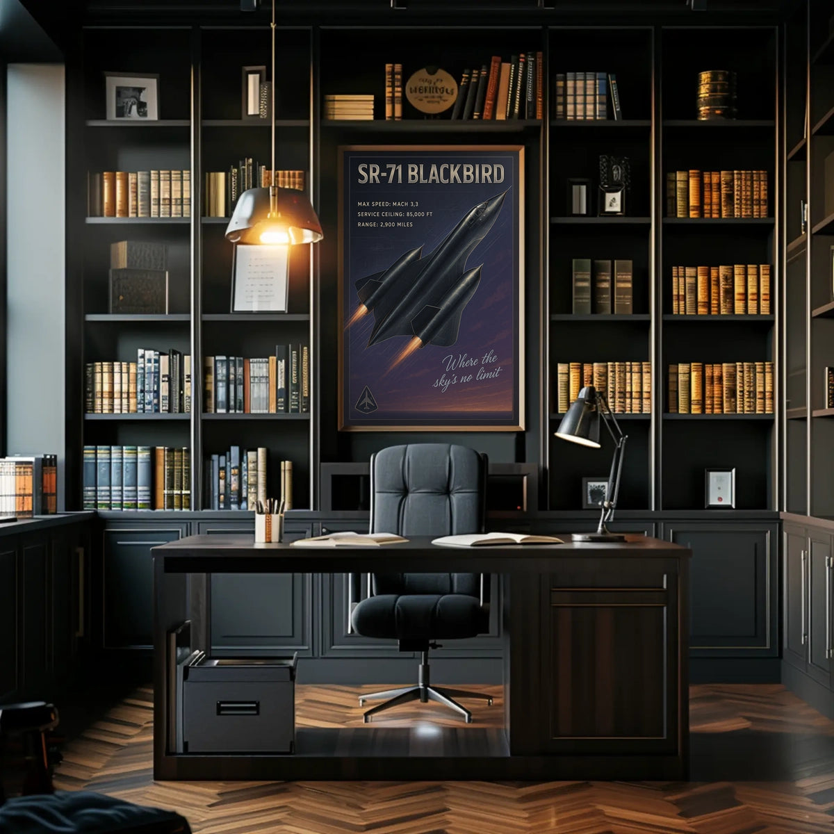 SR-71 Blackbird Speed and Innovation Poster