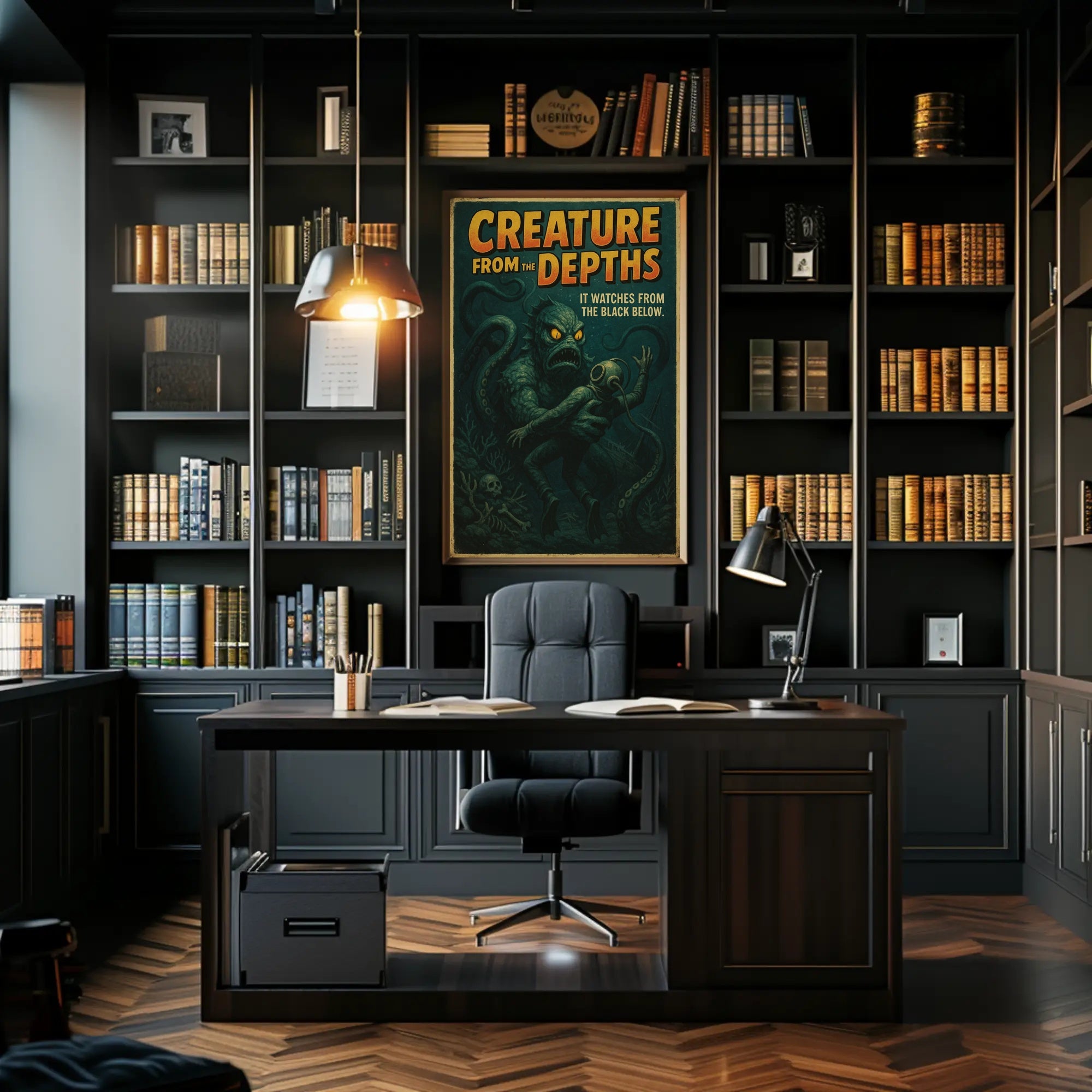 Creature from the Depths Fantasy or Mythology Poster