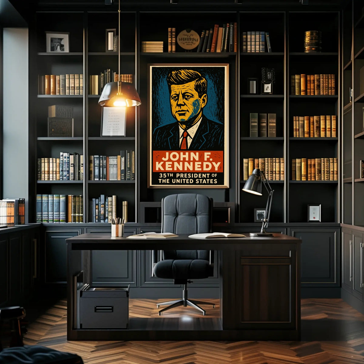 John F. Kennedy 35Th President Poster