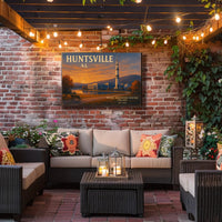 Huntsville Travel Poster Where Innovation Shines