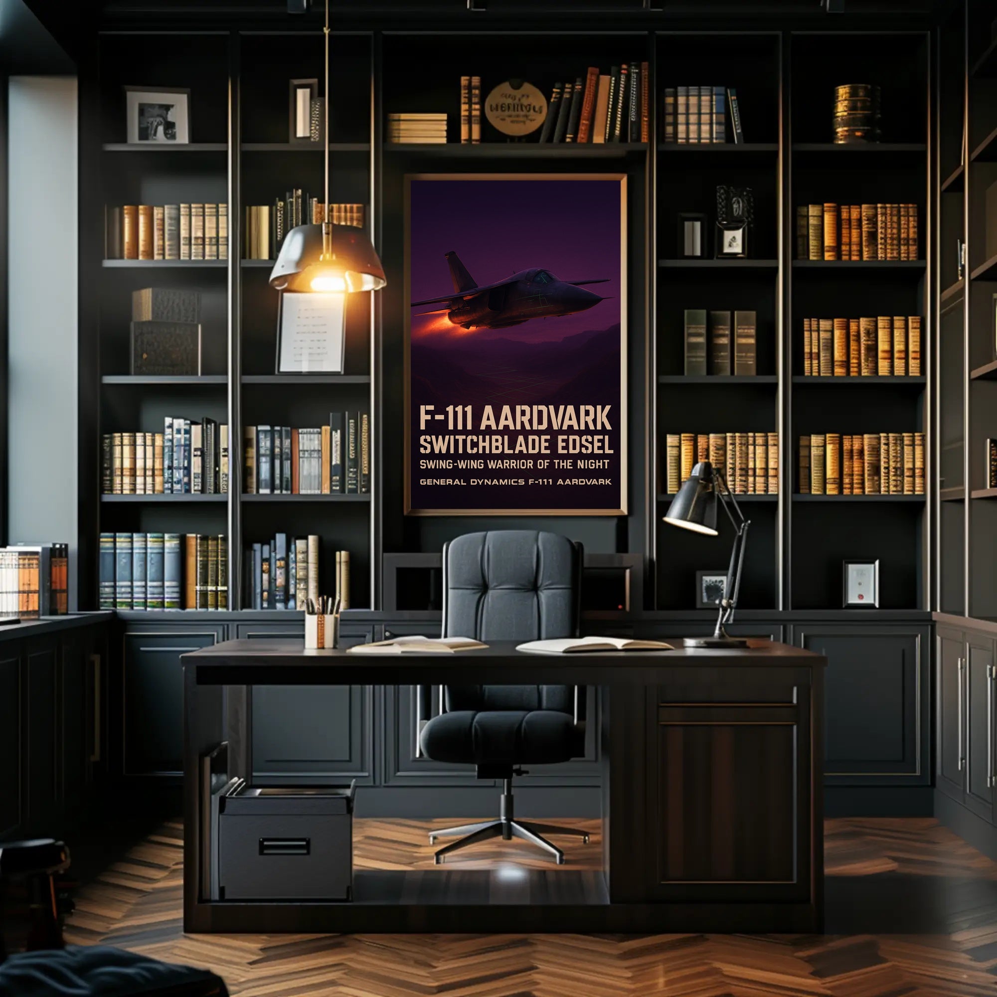 F-111 Aardvark Swing-Wing Cold War Military Poster
