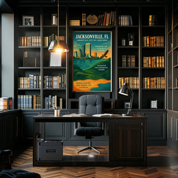 Discover JacksonvilleS Expansive Charm Poster