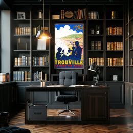 Trouville La Reine Des Plages Poster