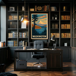 Washington Landscape Poster