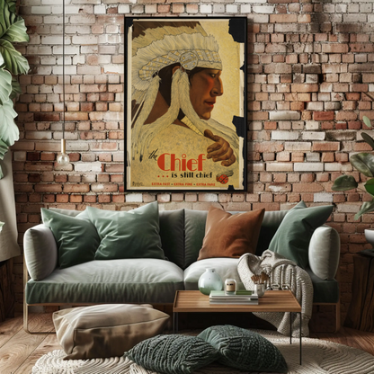 The Chief - Santa Fe Railway Poster