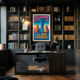 Oklahoma City The Big Friendly Poster