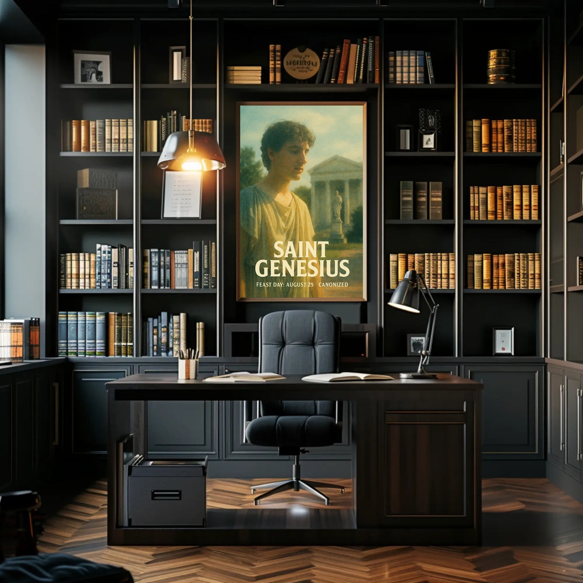 Saint Genesius Poster