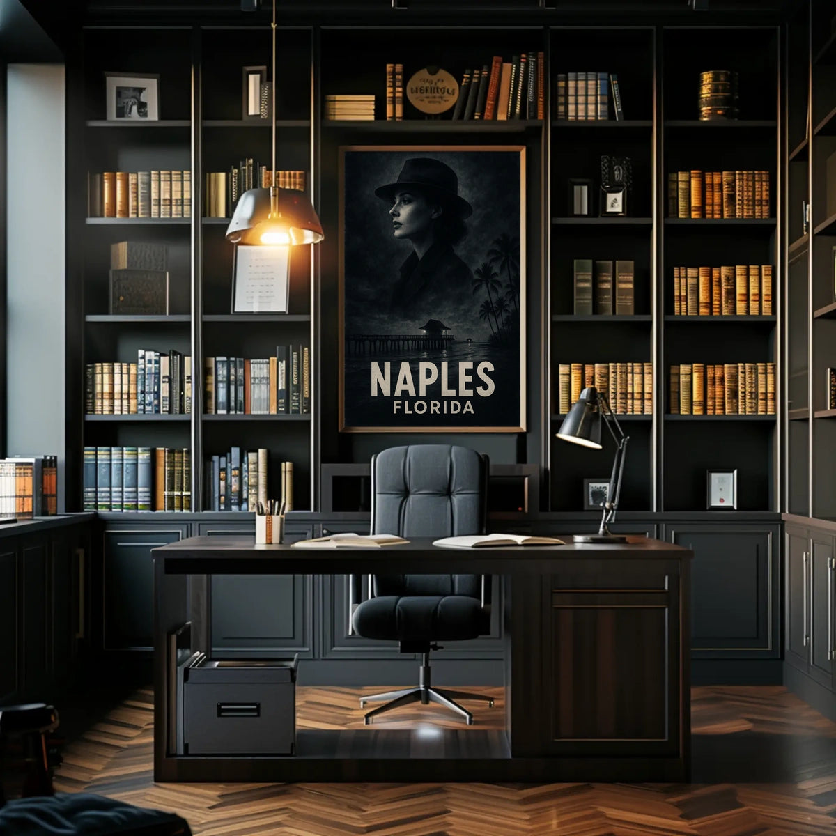 Naples, Florida Noir Poster