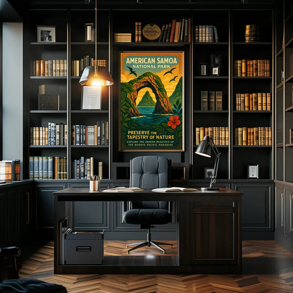 Explore the Unseen Pacific Paradise Travel Poster