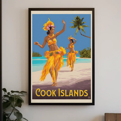 Cook Islands Vintage Poster