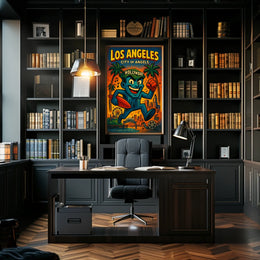Los Angeles City Of Angels Poster