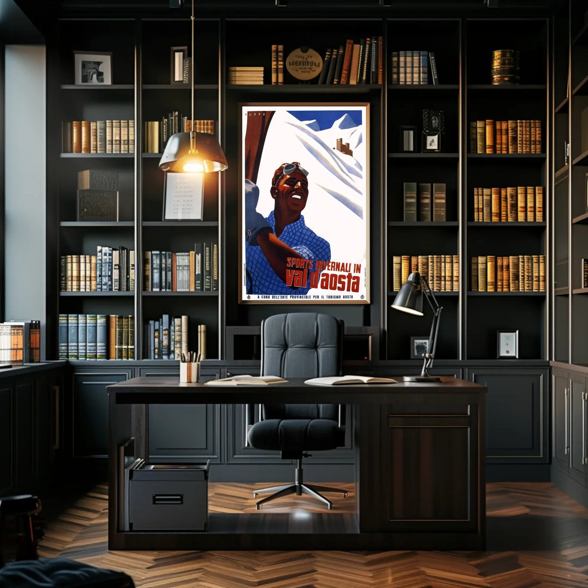 Winter Sports In Val DAosta Poster