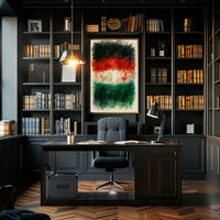 Abstract Watercolor Flag Poster