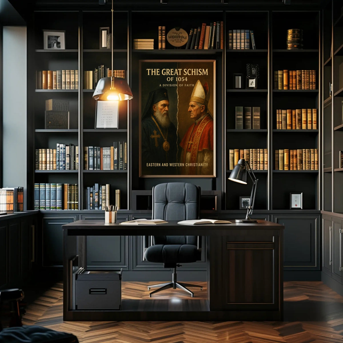 Great Schism 1054 Eastern Western Poster