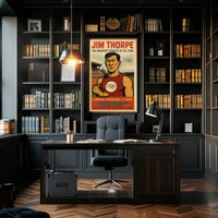 Champion Trailblazer Legend Jim Thorpe Poster