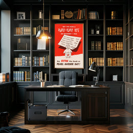 Pearl Harbor Day War Bonds Promotion Poster PosterGoat