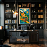 Amalfi Vibes Poster Museum Quality Coastal Decor