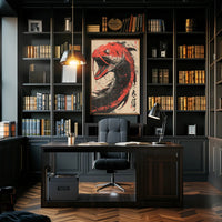 Mystical Chalice Fantasy Poster: Enchanting Fire Display PosterGoat