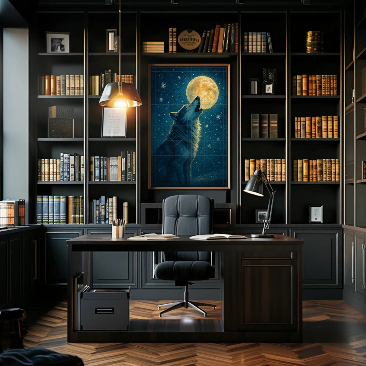 Howling At The Moon Poster