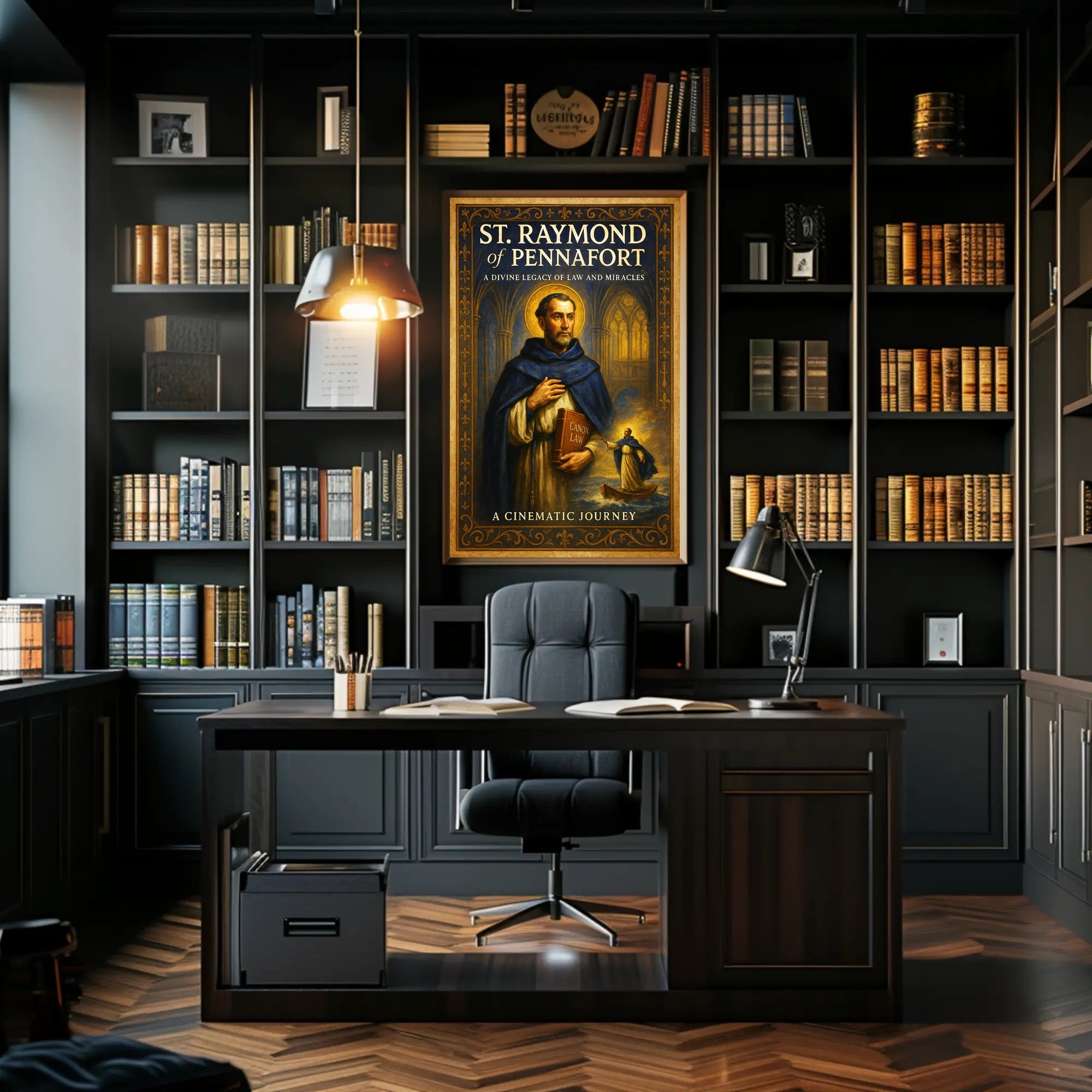 St. Raymond of Pennafort A Cinematic Journey Poster PosterGoat