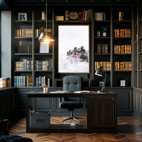 Misty Mountain Serenity Poster