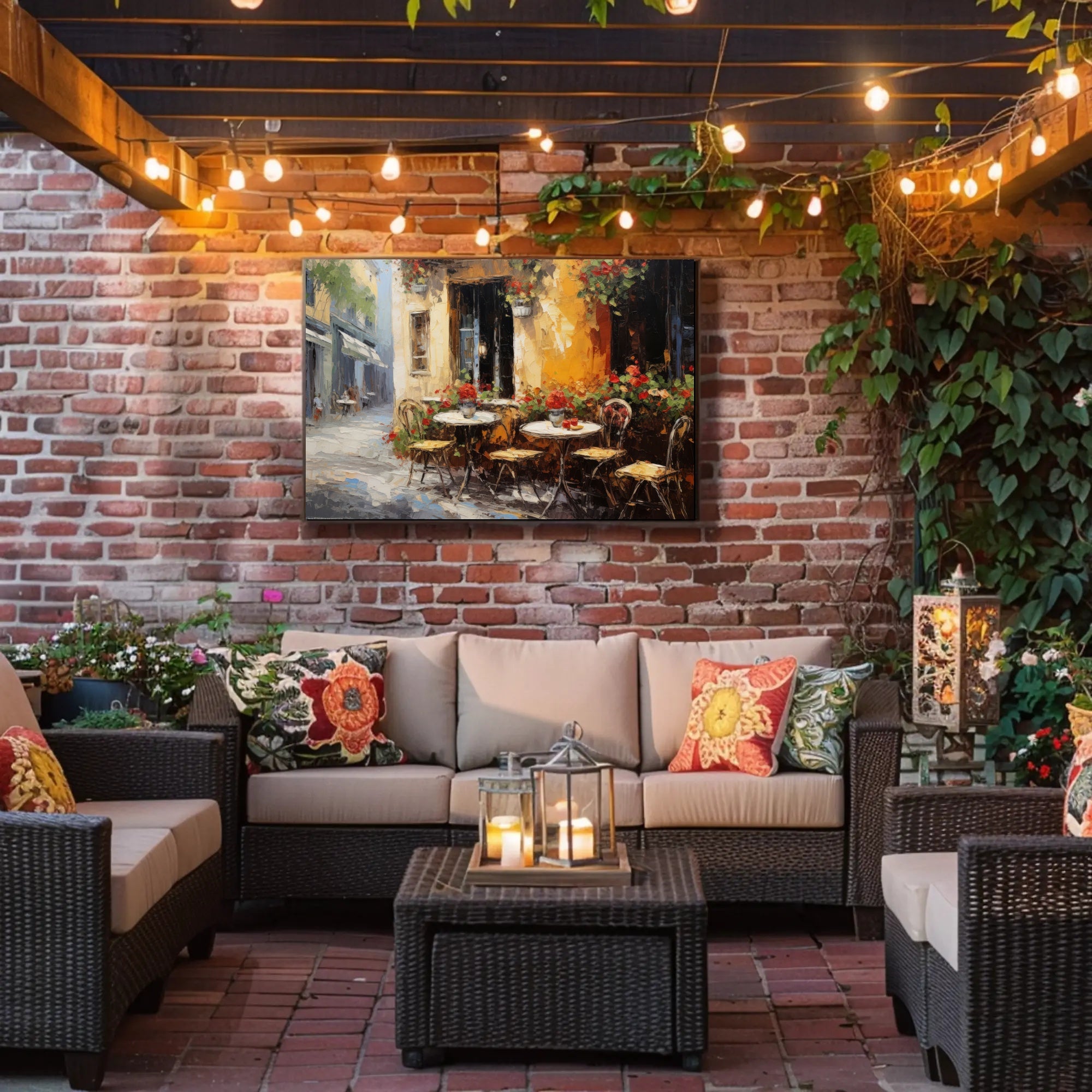 Charming Café Retreat Poster