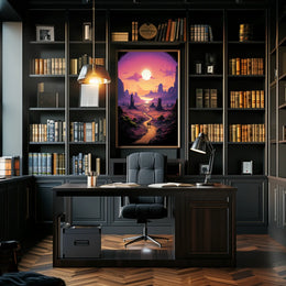 Journey Through The Painted Desert Poster