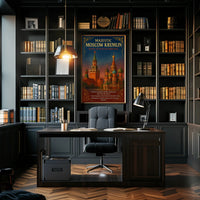 Majestic Moscow Kremlin Poster PosterGoat