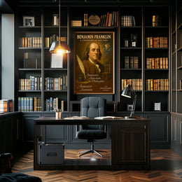 Benjamin Franklin A Visionary of His Time Poster