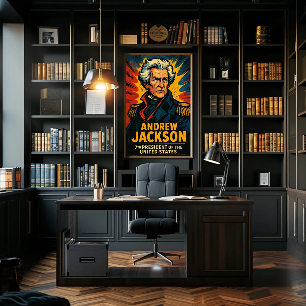 Andrew Jackson Seventh President Poster Wall Art 18x24