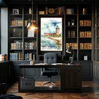 Dry Tortugas Watercolor Wall Art Poster