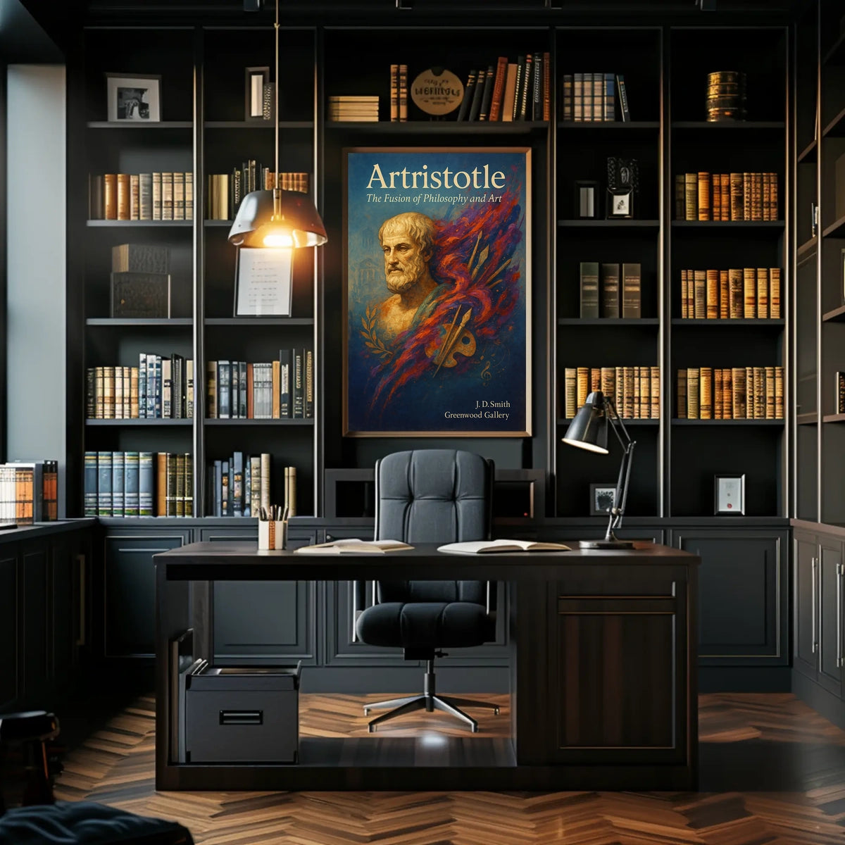 Artristotle The Fusion of Philosophy and Art Poster