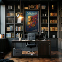 Artristotle The Fusion of Philosophy and Art Poster