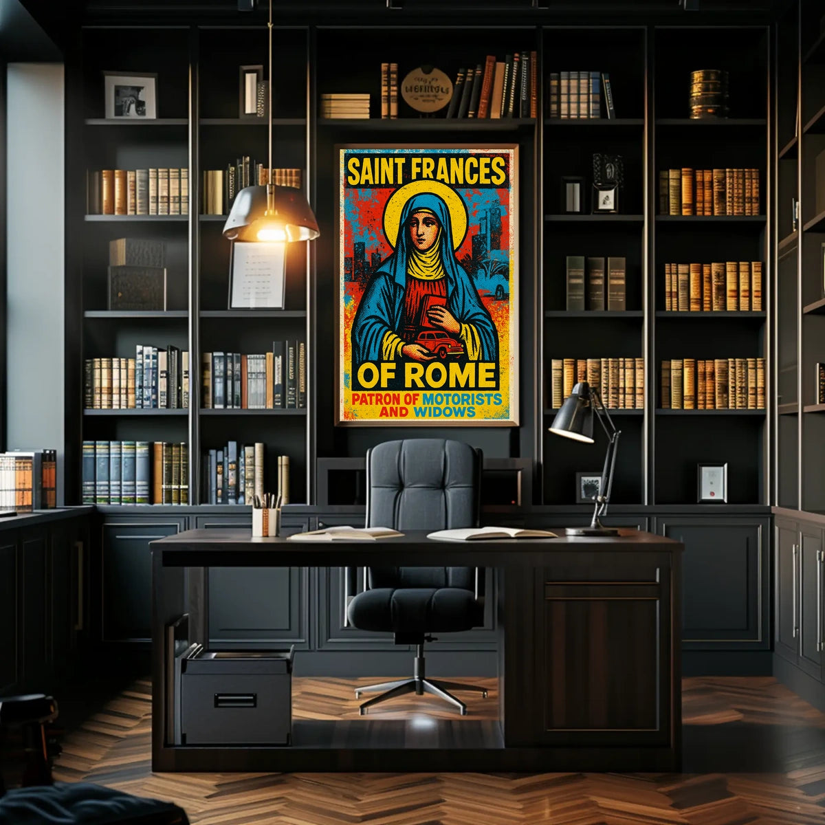 Saint Frances Of Rome Patron Of Poster