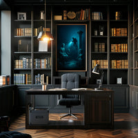 Underwater Ruins Exploration Art Print Poster PosterGoat