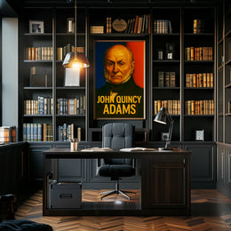 John Quincy Adams Classic Heritage Decor Poster