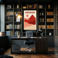 Oregon Landscape Art Poster