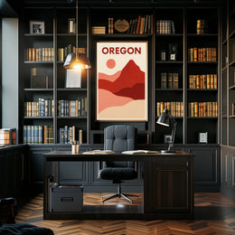 Oregon Landscape Art Poster