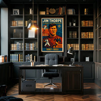 Jim Thorpe A Legacy Of Excellence Poster 18x24 Wall Art