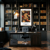 William Morris Cotton Prints Exhibition Artistic Poster