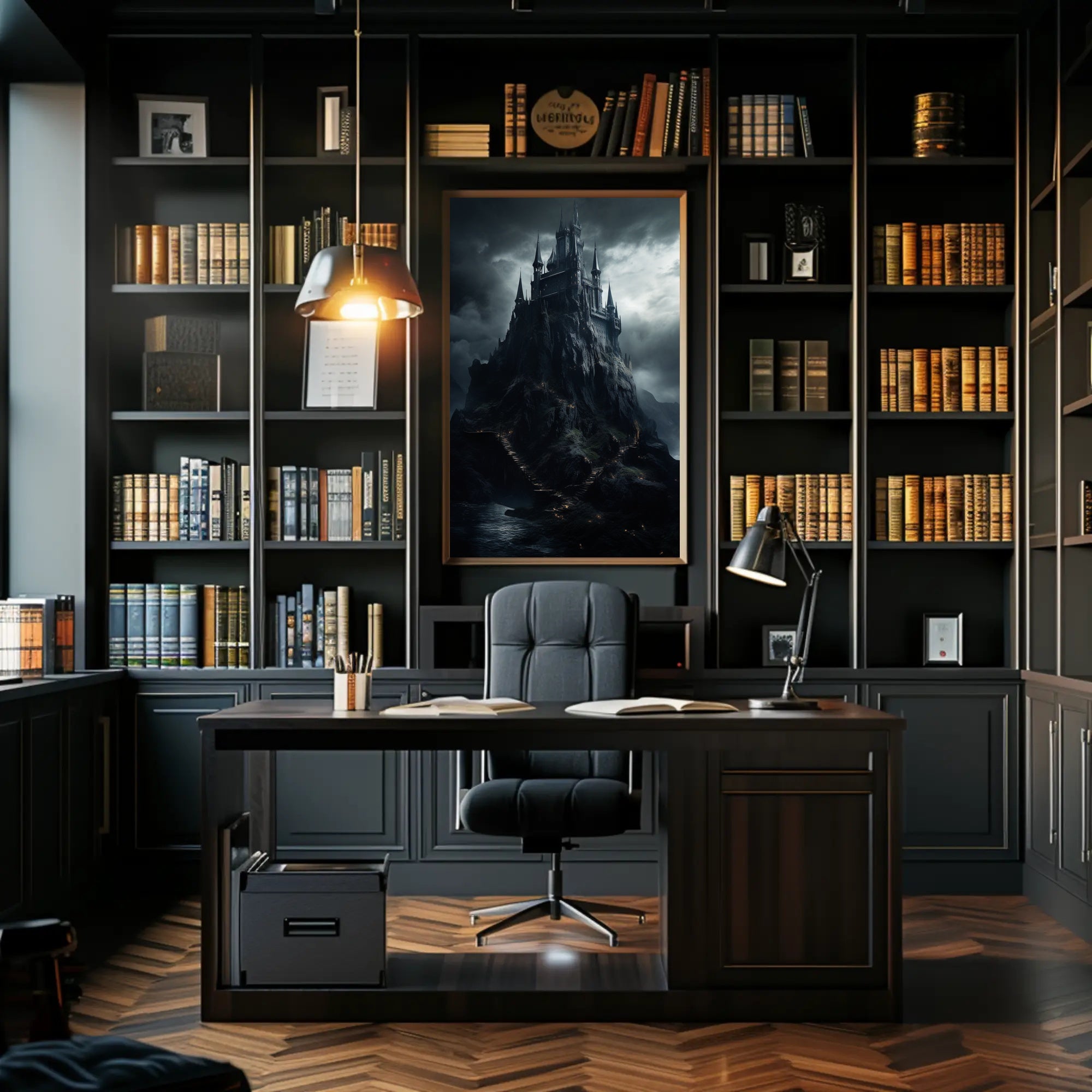 The Enchanted Castle On The Cliff Poster