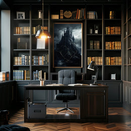 The Enchanted Castle On The Cliff Poster