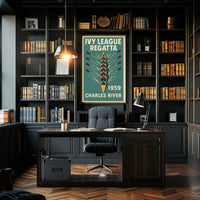 Ivy League Regatta Charles River Poster