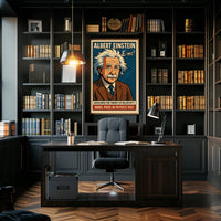 Albert Einstein Theory Of Relativity Poster