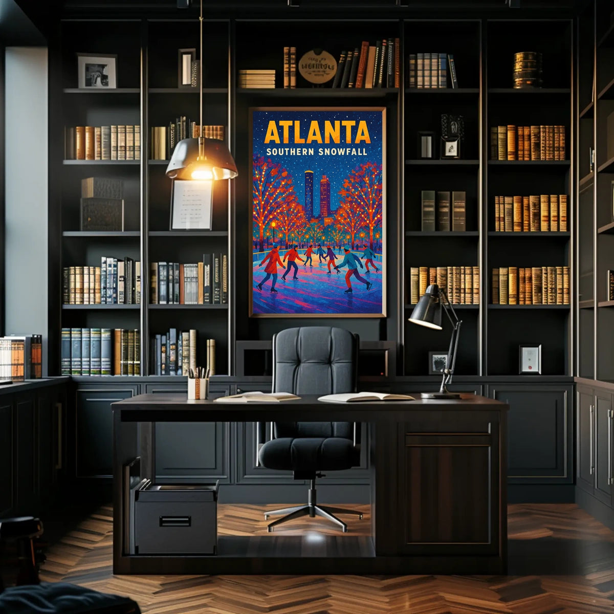 Atlanta Southern Snowfall Poster