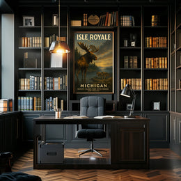 Isle Royale MichiganS Remote Poster