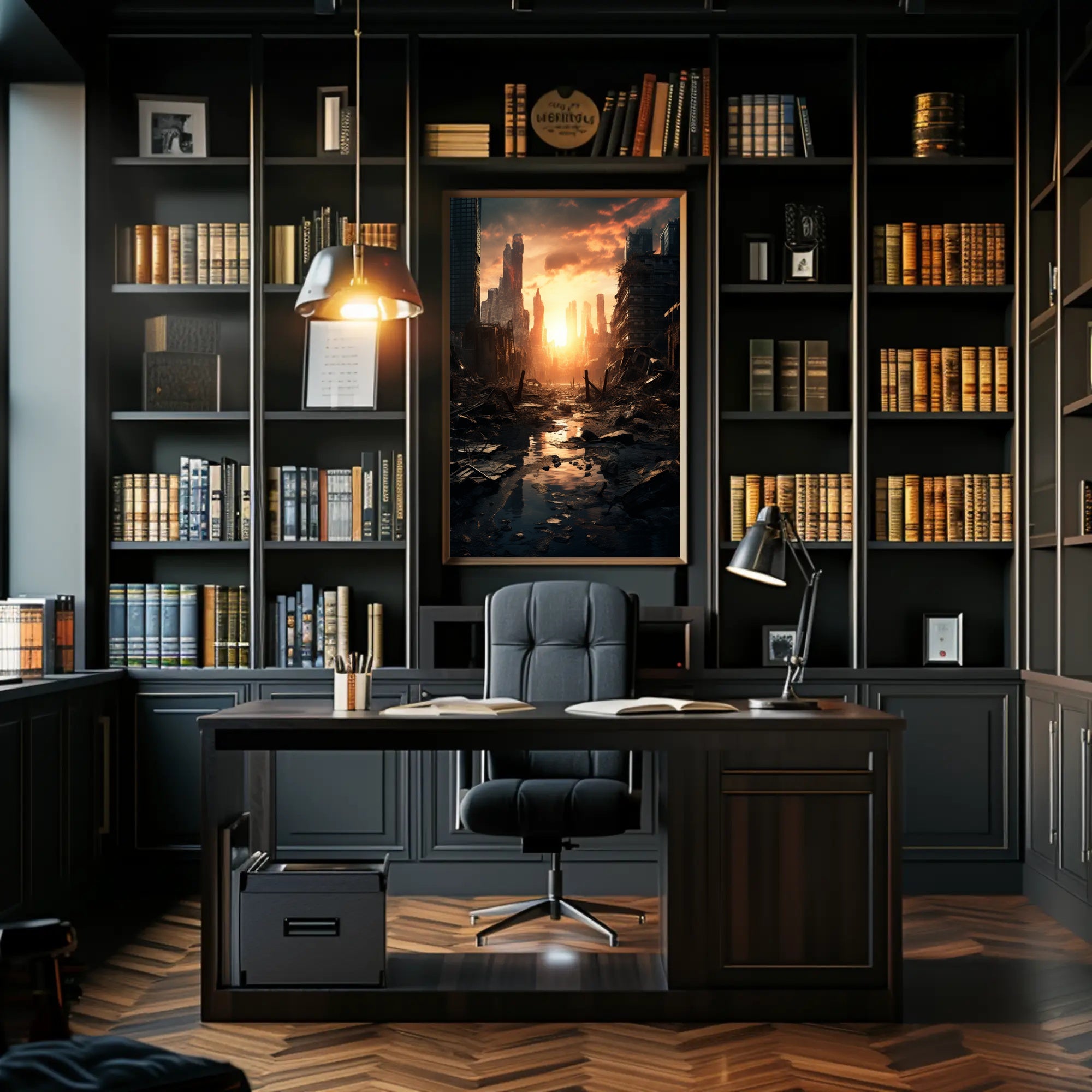 Post-Apocalyptic Sunrise Poster