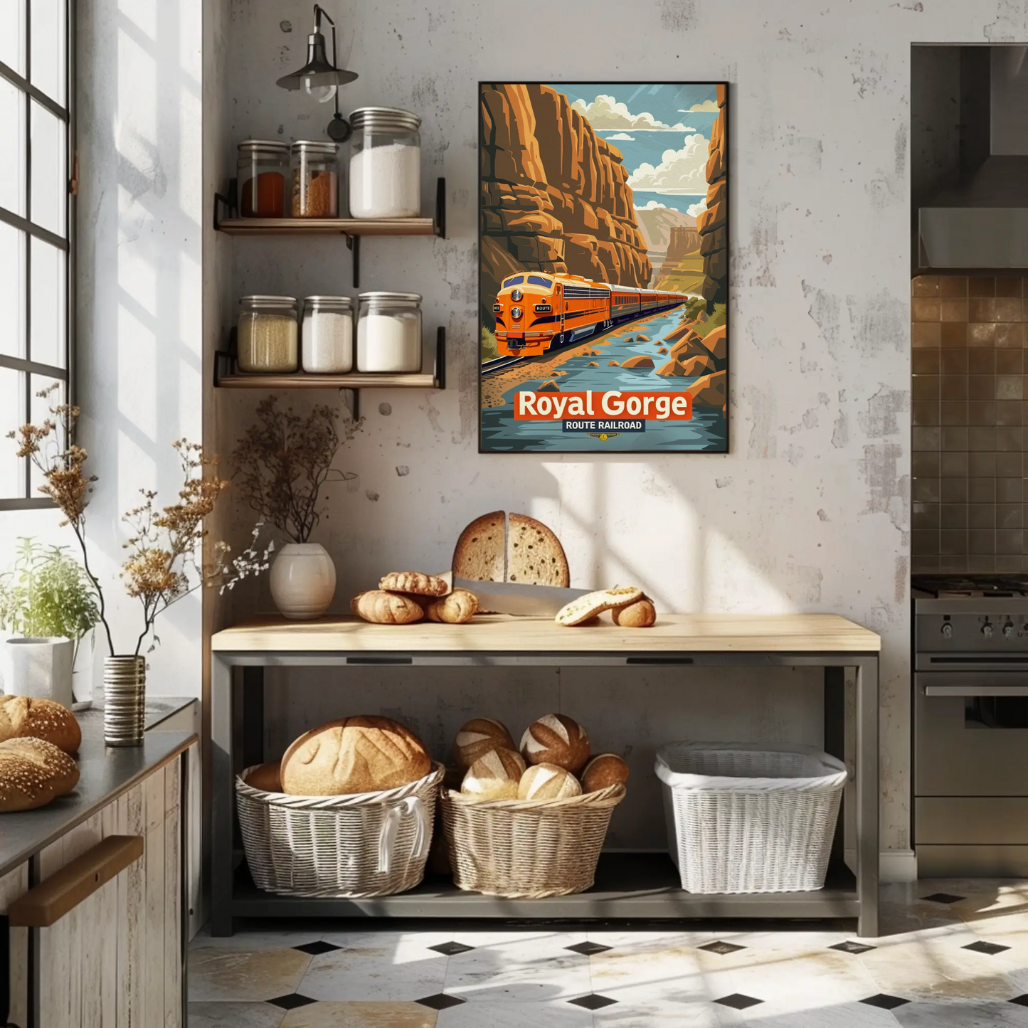 Royal Gorge Route Railroad Canyon Poster Poster