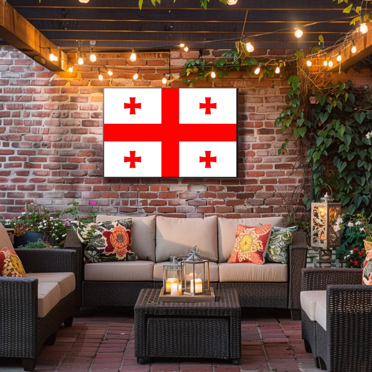 Georgia Flag Poster