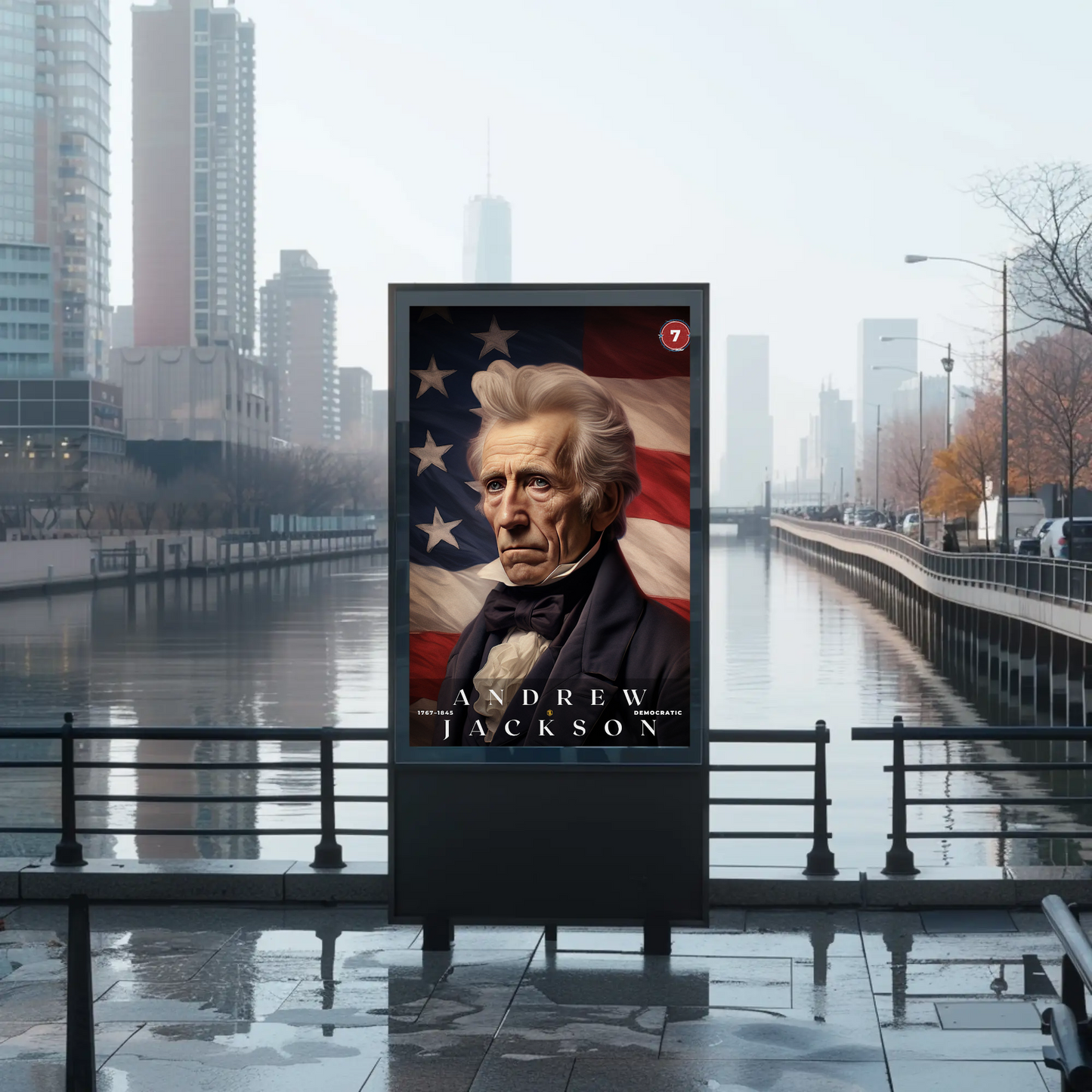 Andrew  Jackson 7th President Of The United States Portrait